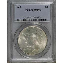 1923 $1 MS65 PCGS