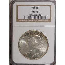 1926 $1 MS65 NGC