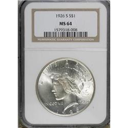 1926-S $1 MS64 NGC