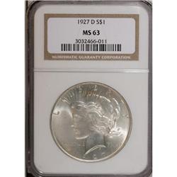 1927-D $1 MS63 NGC