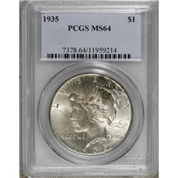 1935 $1 MS64 PCGS