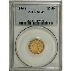 1856-S $2 1/2 XF45 PCGS