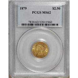 1879 $2 1/2 MS62 PCGS