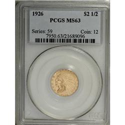 1926 $2 1/2 MS63 PCGS