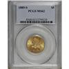Image 1 : 1885-S $5 MS62 PCGS