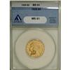 Image 3 : 1929 $5 MS61 ANACS