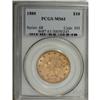 Image 1 : 1880 $10 MS61 PCGS