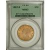 Image 3 : 1887-S $10 MS62 PCGS