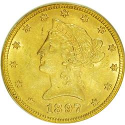 1897 $10 MS61 PCGS