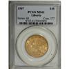 Image 1 : 1907 $10 MS61 PCGS