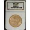 Image 1 : 1876-S $20 MS60 NGC