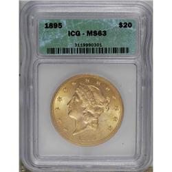 1895 $20 MS63 ICG