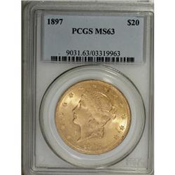 1897 $20 MS63 PCGS