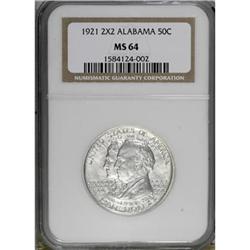 1921 50C Alabama 2x2 MS64 NGC