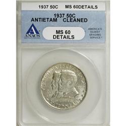 1937 50C Antietam MS60 ANACS