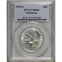 1939-S 50C Arkansas MS65 PCGS