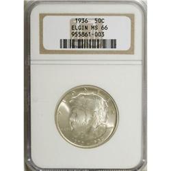 1936 50C Elgin MS66 NGC