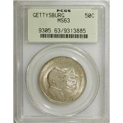 1936 50C Gettysburg MS63 PCGS