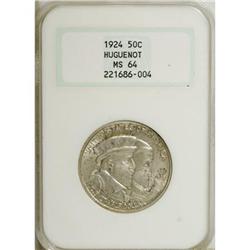 1924 50C Huguenot MS64 NGC