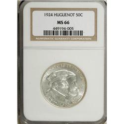 1924 50C Huguenot MS66 NGC