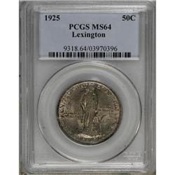 1925 50C Lexington MS64 PCGS