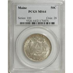 1920 50C Maine MS64 PCGS
