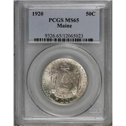 1920 50C Maine MS65 PCGS