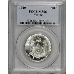 1920 50C Maine MS66 PCGS