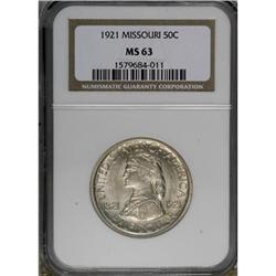 1921 50C Missouri MS63 NGC
