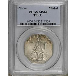 1925 Medal Norse Thick Planchet MS64 PCGS