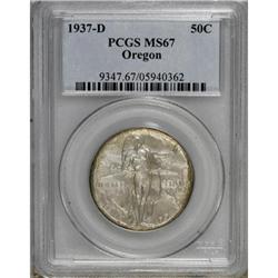 1937-D 50C Oregon MS67 PCGS