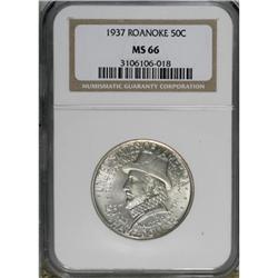1937 50C Roanoke MS66 NGC