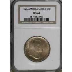 1926 50C Sesquicentennial MS64 NGC