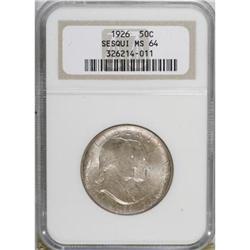 1926 50C Sesquicentennial MS64 NGC