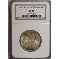 1925 50C Stone Mountain MS66 NGC