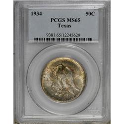 1934 50C Texas MS65 PCGS
