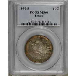 1936-S 50C Texas MS64 PCGS