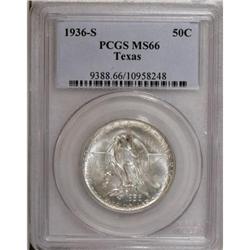 1936-S 50C Texas MS66 PCGS