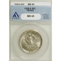 1938-S 50C Texas MS65 ANACS
