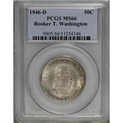 1946-D 50C Booker T. Washington MS66 PCGS