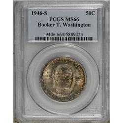 1946-S 50C Booker T. Washington MS66 PCGS