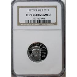 1997-W P$25 Quarter-Ounce Platinum Eagle Deep Cameo PR7