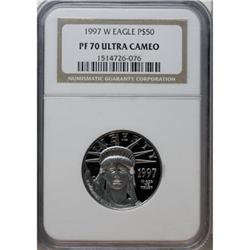 1997-W P$50 Half-Ounce Platinum Eagle Deep Cameo PR70 N