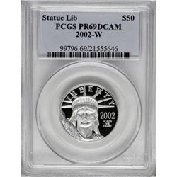 2002-W P$50 Half-Ounce Platinum Eagle Deep Cameo PR69 P