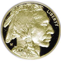2006-W $50 Buffalo One-Ounce Gold Deep Cameo PR70 PCGS