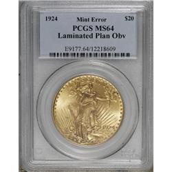 1924 $20 MS64 PCGS