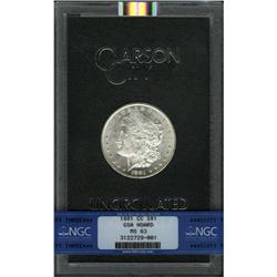 1881-CC $1 MS63 NGC