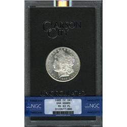 1885-CC $1 Prooflike MS63 NGC