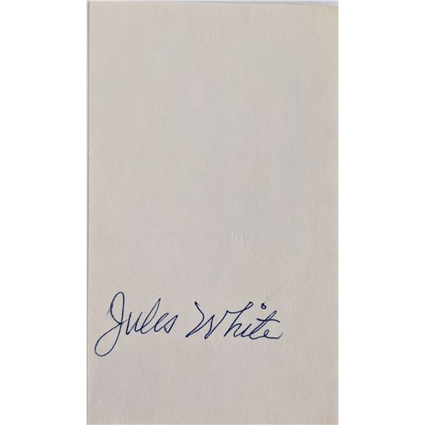 Jules White Signature Cut