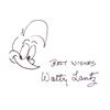 Image 1 : Walter Lantz hand drawn signed sketch